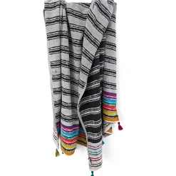Linnea Drap de plage 100x180 cm en velours collection SICILE multicolore* Serviette De Bain