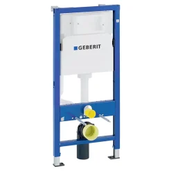 Geberit Duofix pack WC bâti-support UP100 + WC suspendu sans bride Ceramia avec abattant SoftClose + plaque noir (GEBCEPXWT09-FR)* Wc Suspendu