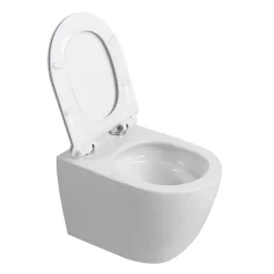 Geberit Duofix Pack WC bâti-support 112 cm + WC suspendu sans bride Ceramia avec abattant SoftClose + plaque chrome (GEBCEPXWT03-FR)