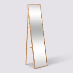 5Five Echelle en bambou avec miroir l.41 x H.160 cm