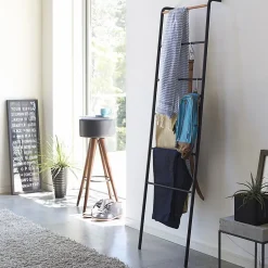 Calicosy Echelle porte serviettes avec 6 barreaux - H160 cm
