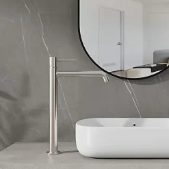Edouard Rousseau - Mitigeur lavabo haut SCRIPY - Butée éco stop - Vidage clic clac inclus - 3 coloris disponibles* Robinet Lavabo Et Vasque