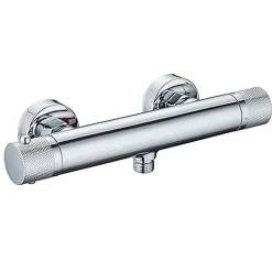 Edouard Rousseau - Mitigeur thermostatique de douche XIO Chromé - Corps froid - Débit 10 L par minute