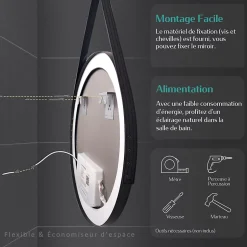 EMKE Pare de baignoire en 6 mm verre securit Paroi de douche pliable pour baignoire Revêtement Nano facile à nettoyer 100 x 140 cm
