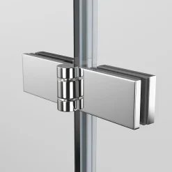 EMKE Pare de baignoire en 6 mm verre securit Paroi de douche pliable pour baignoire, 120x140cm,Revêtement Nano facile à nettoyer