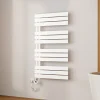 EMKE Radiateur Sèche-Serviettes Électrique 1041x600 mm, Blanc 600W, WiFi, Modes Intelligents, Détection Fenêtre