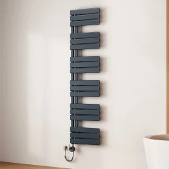 EMKE Radiateur Sèche-Serviettes Électrique 1599x400 mm, Gris Anthracite 800W, WiFi, Modes Intelligents, IPX4