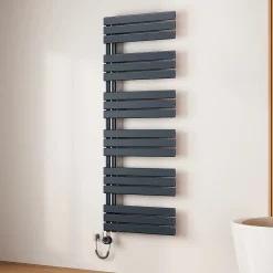 EMKE Radiateur Sèche-Serviettes Électrique 1599x600 mm, Gris Anthracite 1000W, WiFi, Modes Intelligents, IPX4
