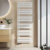 EMKE Sèche-serviettes à Eau Chaude 1599x600mm, Radiateur Plat Blanc, Connexion Latérale, 958W