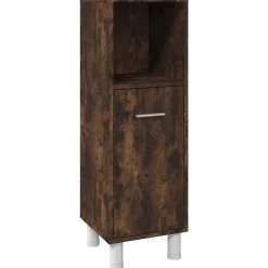 Vidaxl Ensemble d'armoires de salle de bain 3 pcs chêne fumé* Meuble Wc