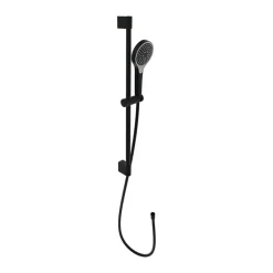 Villeroy & Boch Ensemble de douche 3 jets VILLEROY ET BOCH Verve Showers Noir mat* Pommeau De Douche, Flexible Et Barre De Douche