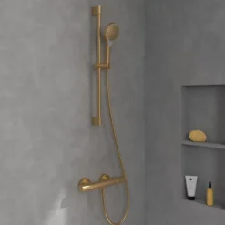 Villeroy & Boch Ensemble de douche 3 jets VILLEROY ET BOCH Verve Showers Or brossé