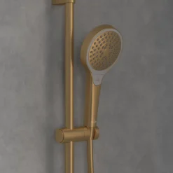 Villeroy & Boch Ensemble de douche 3 jets VILLEROY ET BOCH Verve Showers Or brossé