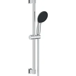 Grohe Ensemble de douche avec pommeau 1 jet, barre 60cm et flexible 1,75m - Vitalio Start 110 27942001 - Economie d'eau - Chrom* Pommeau De Douche, Flexible Et Barre De Douche