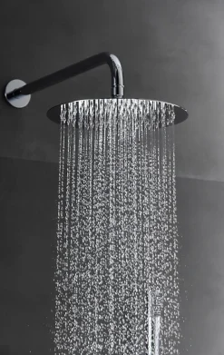 Imex Products Ensemble de douche CURVED à encastrer - mitigeur monocommande Chromé BrillantChroméNoir matCanon de fusilOr brosséOr rose brossé