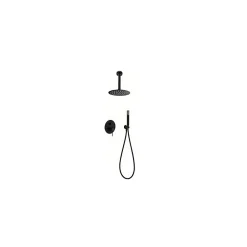 Imex Products Ensemble de douche Plafond TOUCHER à encastrer - Mitigeur monocommande Or rose brossé Ensemble encastré douchette + tête de douch
