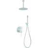 Imex Products Ensemble de douche STICK à encastrer - mitigeur monocommande Blanc (mat) Ensemble encastré douchette + tête de douche* Colonne De Douche Encastrable