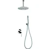 Imex Products Ensemble de douche STICK à encastrer - mitigeur monocommande Chromé Brillant Ensemble encastré douchette + tête de douche* Colonne De Douche Encastrable