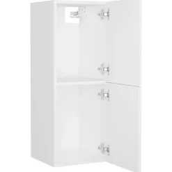 Vidaxl Ensemble de meubles de salle de bain - - 3070910 - Blanc - Bois d'ingénierie - Rangement spacieux* Ensemble Meuble De Salle De Bains