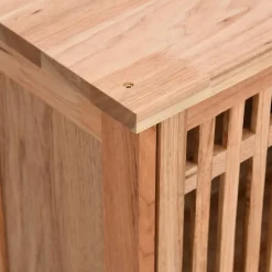 Vidaxl Ensemble de meubles de salle de bain 5 pcs bois massif de noyer* Meuble Wc