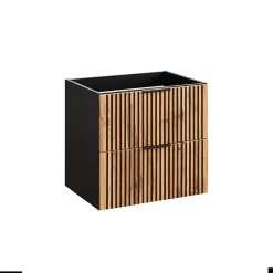 Otitec Ensemble de meubles sous vasque - 120 cm - avec Vasque - Cube et Colonnes - Miroirs LED - WOTANIA* Ensemble Meuble De Salle De Bains