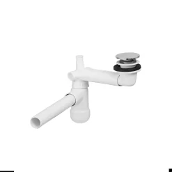 Otitec Ensemble de meubles sous vasque - 120 cm - avec Vasque - Cube et Colonnes - Miroirs LED - WOTANIA* Ensemble Meuble De Salle De Bains