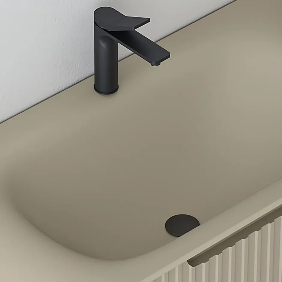 Jindoli Ensemble de salle de bain 80 cm amande Aquavenus* Ensemble Meuble De Salle De Bains