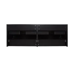 Mob-In Ensemble double vasque suspendu SORRENTO avec vasques et robinets 120 cm* Ensemble Meuble De Salle De Bains