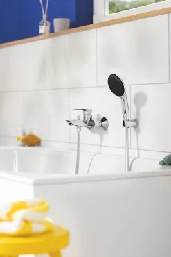 Grohe Ensemble douchette 1 jet + support + flexible chrome, Vitalio Start 100