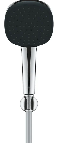 Grohe Ensemble douchette 2 jets + support + flexible chrome, Vitalio Comfort 100* Pommeau De Douche, Flexible Et Barre De Douche