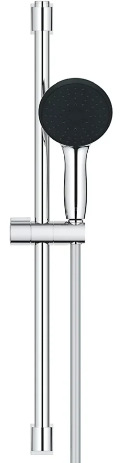 Grohe Ensemble douchette 3 jets + flexible + barre chrome, Vitalio Start 100