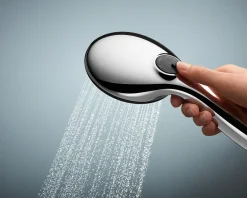 Grohe Ensemble douchette 3 jets + flexible + barre chrome, Vitalio Start 100
