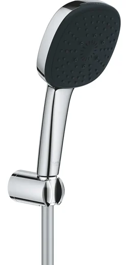 Grohe Ensemble douchette 3 jets + support + flexible chrome, Vitalio 100