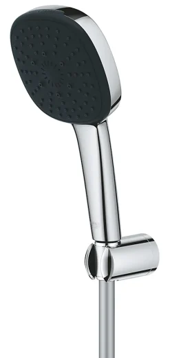 Grohe Ensemble douchette 3 jets + support + flexible chrome, Vitalio 100