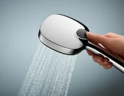 Grohe Ensemble douchette 3 jets + support + flexible chrome, Vitalio 100