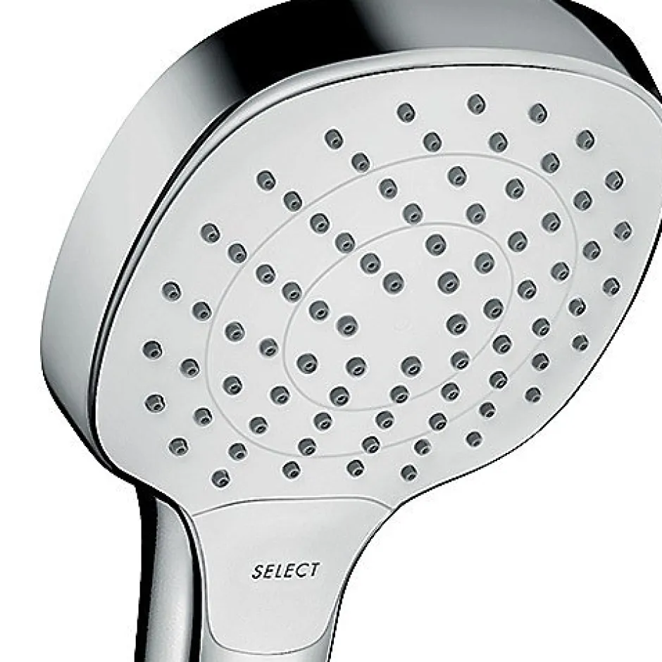Hansgrohe Ensemble douchette 3 jets et flexible chromé MySelect E* Pommeau De Douche, Flexible Et Barre De Douche