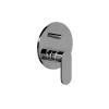 Kiamami Valentina Ensemble Externe Encastrable Pour Douche Universelle 2 Voies, Plaque + Levier + Déviateur Amalfi
