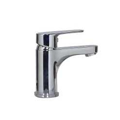 Mob-In Ensemble lave-mains angle suspendu SKINO avec robinet et armoire d'angle