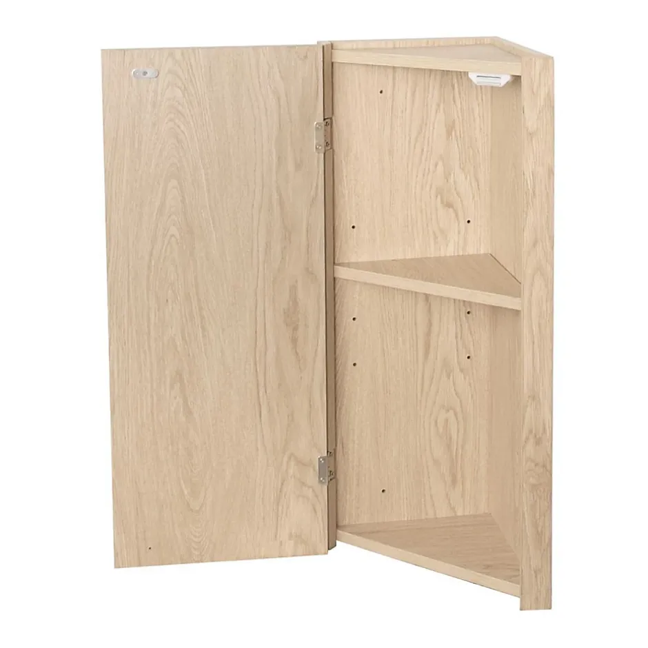 Mob-In Ensemble lave-mains angle SKINO avec robinet et armoire* Lave-Mains
