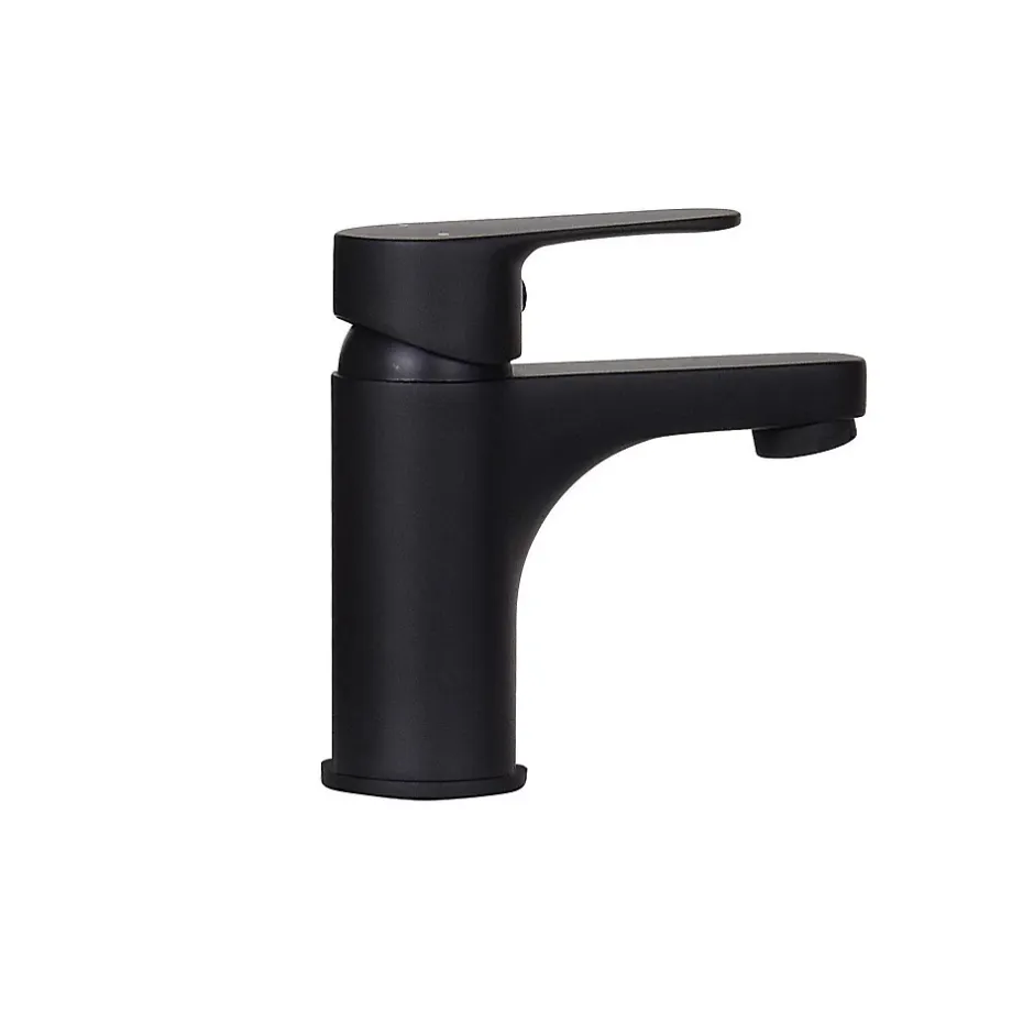 Mob-In Ensemble lave-mains d'angle suspendu SKINO avec robinet noir
