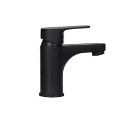 Mob-In Ensemble lave-mains d'angle suspendu SKINO avec robinet noir* Lave-Mains
