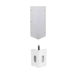 Mob-In Ensemble lave-mains d'angle SKINO + vasque + armoire de toilette* Lave-Mains
