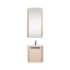 Mob-In Ensemble lave-mains d'angle SKINO suspendu avec armoire miroir* Lave-Mains