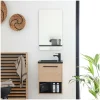 Mob-In Ensemble lave-mains NIKA avec niche et miroir tablette* Lave-Mains