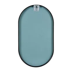 Mob-In Ensemble lave-mains suspendu NEVADA avec robinet noir et miroir ovale* Lave-Mains