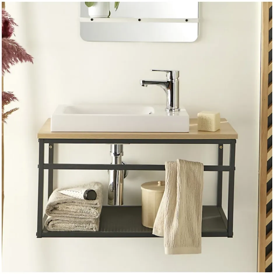 Mob-In Ensemble lave-mains WILO grande largeur avec robinet 60cm