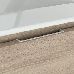 Cosyneo Ensemble meuble de salle de bain 80cm simple vasque + colonne de rangement TIRIS - blanc