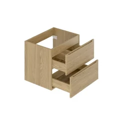 Petits-Meubles Ensemble meuble double vasque 120cm et colonne Viggo Bois* Ensemble Meuble De Salle De Bains