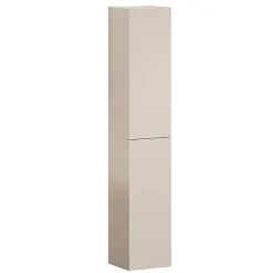 Petits-Meubles Ensemble meuble double vasque 120cm et colonne Azel Cachemire