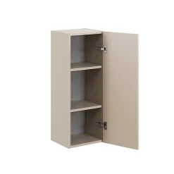 Petits-Meubles Ensemble meuble double vasque encastree 120cm et colonne Azel Cachemire